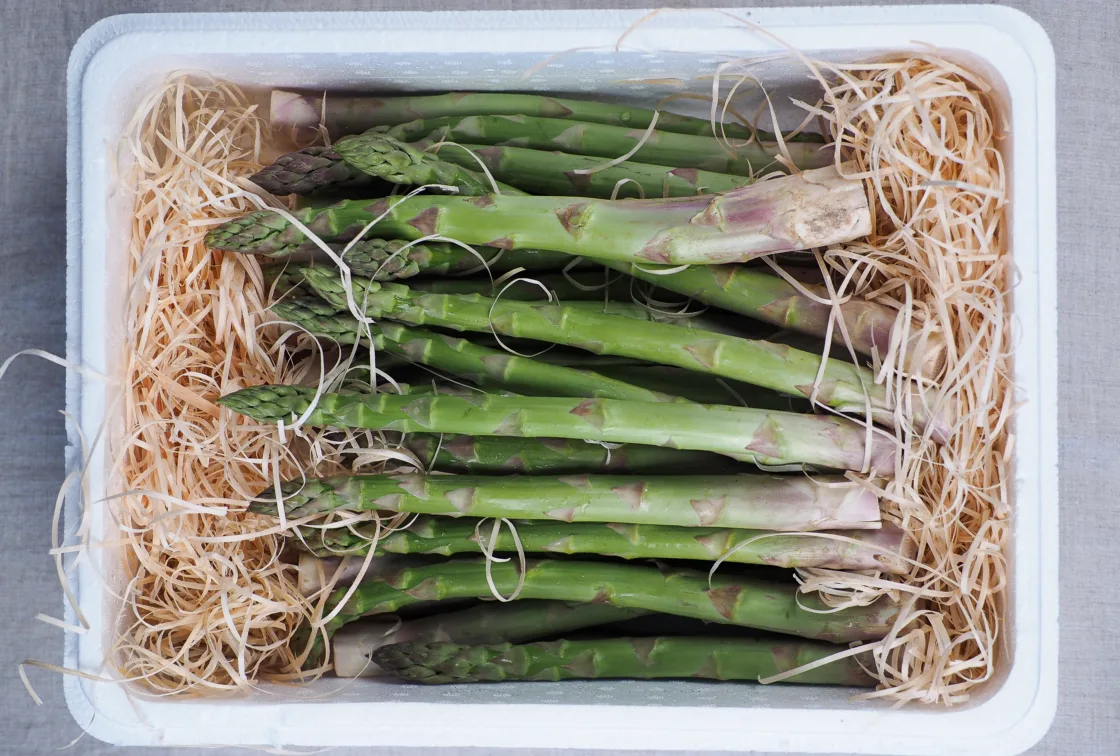 Vårens første asparges fra Provence